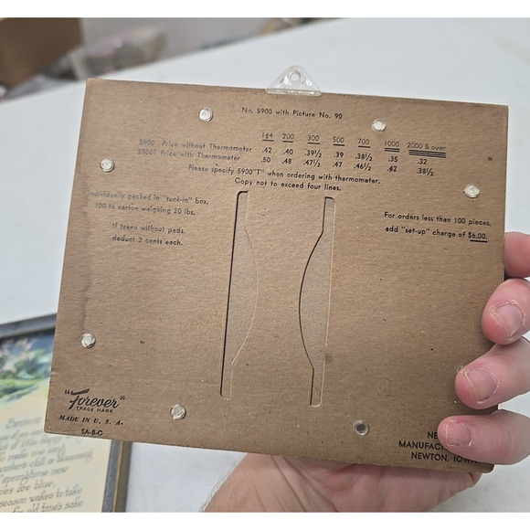 Vintage Advertising Promotional Made in USA Landscape Photo Picture Frame Decor - Picture 4 of 7